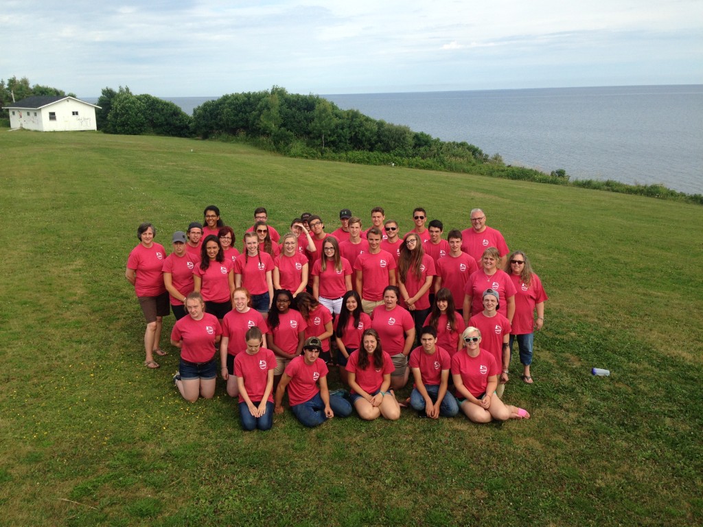 Group photo of the 2016 camp staff